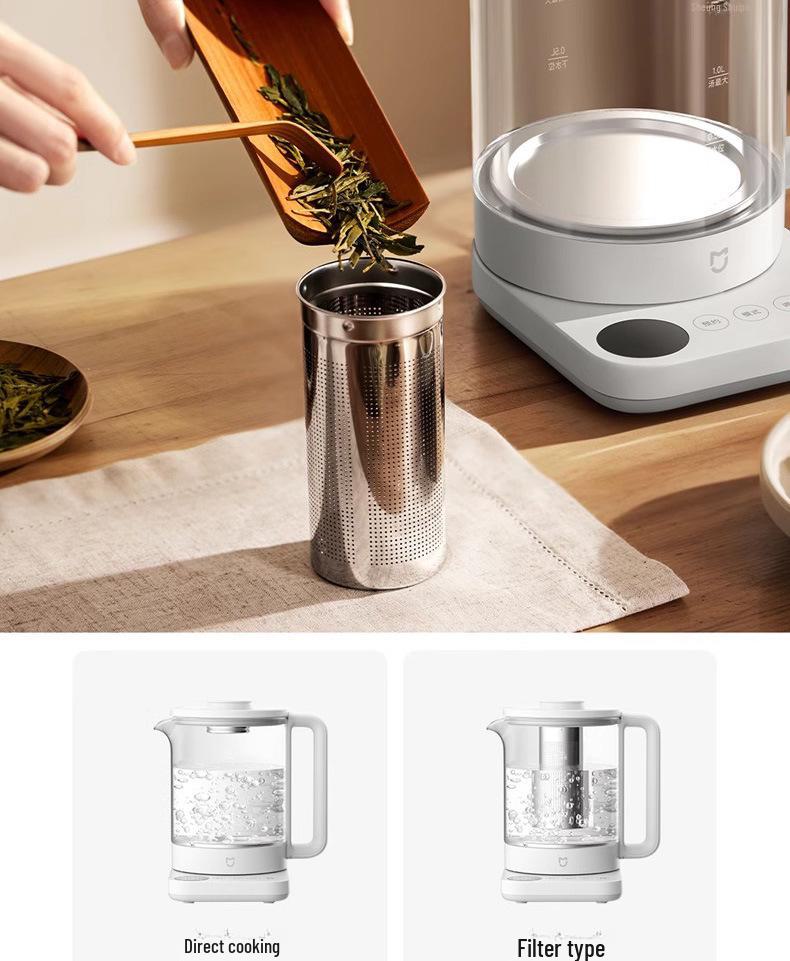 Xiaomi N1 Health Pot: 1.5L Electric Tea and Water Kettle with Constant Temperature and Tea Strainer, 800W