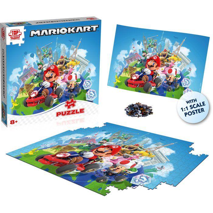 Puzzle - WINNING MOVES - Mario Kart Autour du Monde - 500 pieces - Des 8 ans