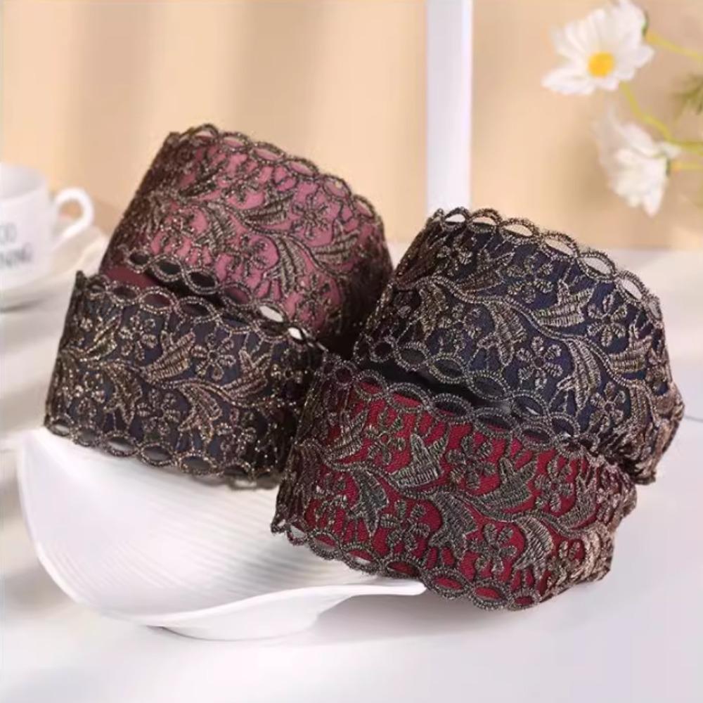 Нескользящая сетчатая повязка на голову с цветком избавит от хлопот с кружевными повязками для волос для мам/девочек