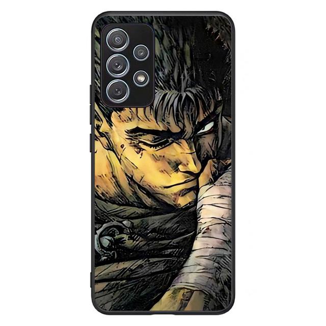 Чехол для телефона с аниме Berserk Guts для Samsung Galaxy A03s A10 A20 A21s A31 A40 A41 A42 A50 A51 A52 A70 A71 A72 A32 A82