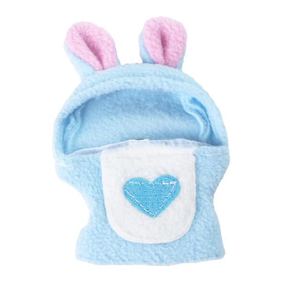 Birds Hoodie Cute Blue White Parrot Flight Suit with Ears Small Animals Apparel for Parrots African Greys Parakeet Cockatiel