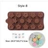 Jelly Pudding Fruit Gummy Candy Silicone Molds Animal Chocolate Cake Baking Tool Mold Ice Resin Mould 3D DIY