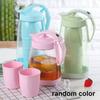 3 шт/5 шт случайных цветов набор простая герметичная пластиковая бутылка для холодной воды набор для воды горшок для сока креативный пресс бутылка для воды