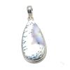 Natural Dendrite Opal Gemstone 925 Sterling Silver Gift Pendant 2.17" p8N20