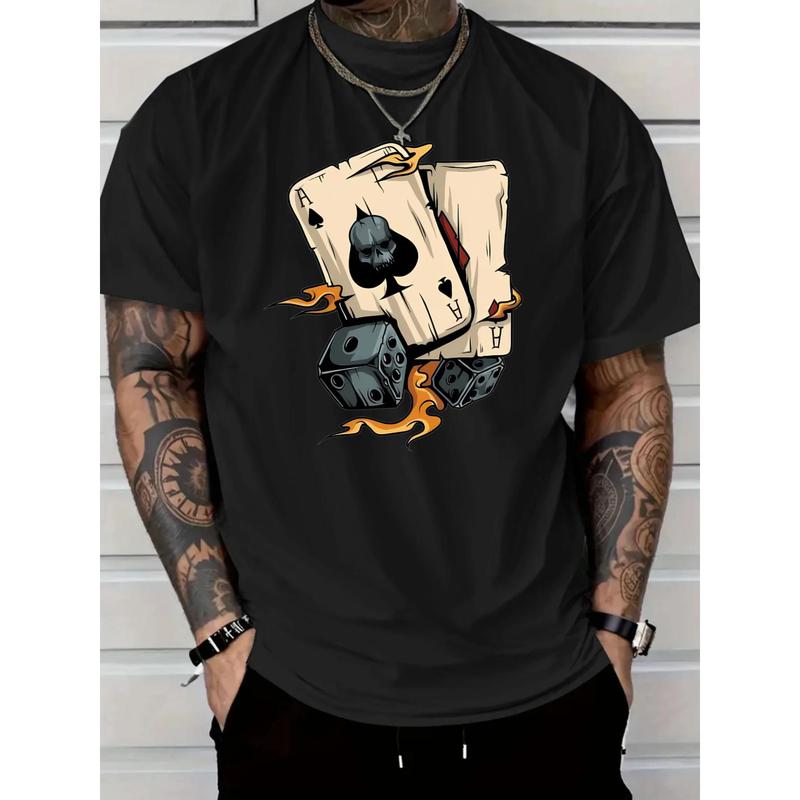Unisex T-shirt with intricate skull and mechanical designs.
