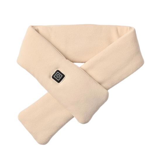Heated Scarf Waterproof Fabric Fast Heating Electric Heated Scarf Rechargeable 3 Temp Settings Winter Scarf