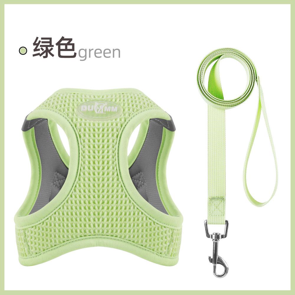 Поводок для кошек, удобный, полностью обернутый поводок для собак малого и среднего размера, устойчивый к разрывам, нагрудный ремень для домашних животных