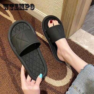 Женские тапочки, летние пляжные сандалии, домашние бесшумные нескользящие сандалии для купания и тапочки для ванной, женские тапочки