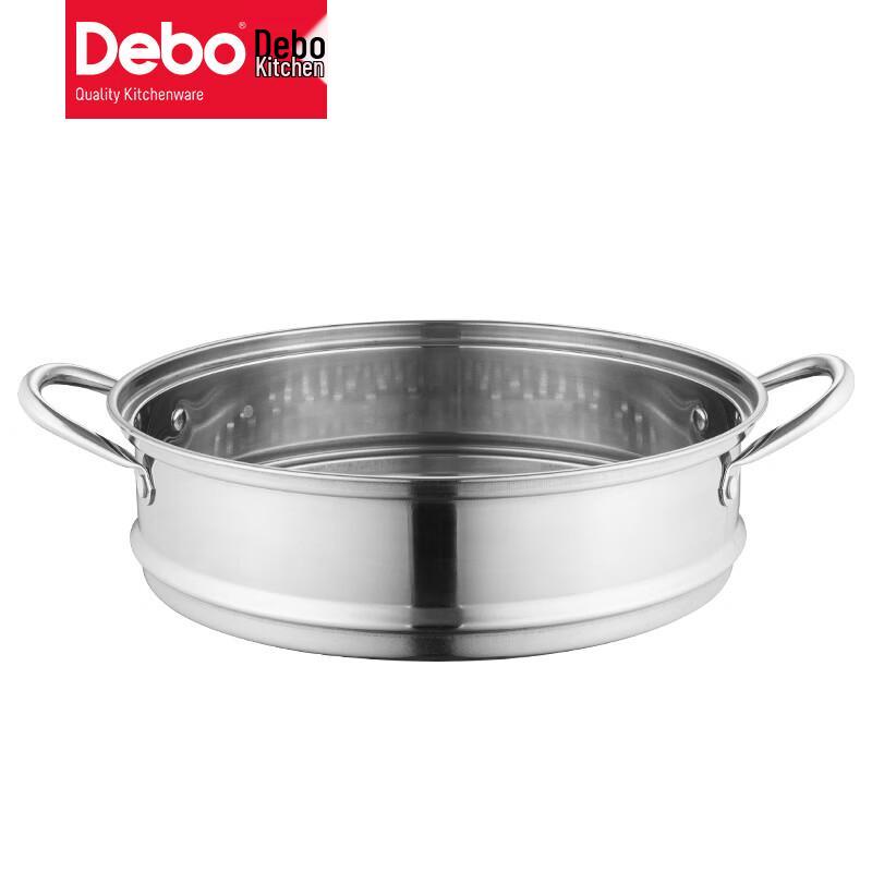 Пароварка Debo Bolton 28 см, двухъярусная, из нержавеющей стали 304