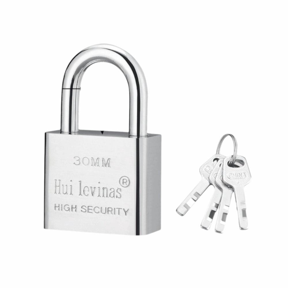 Waterproof Stainless Steel Padlock Small Lock Head Anti-theft Lock Household Lock  Door Lock