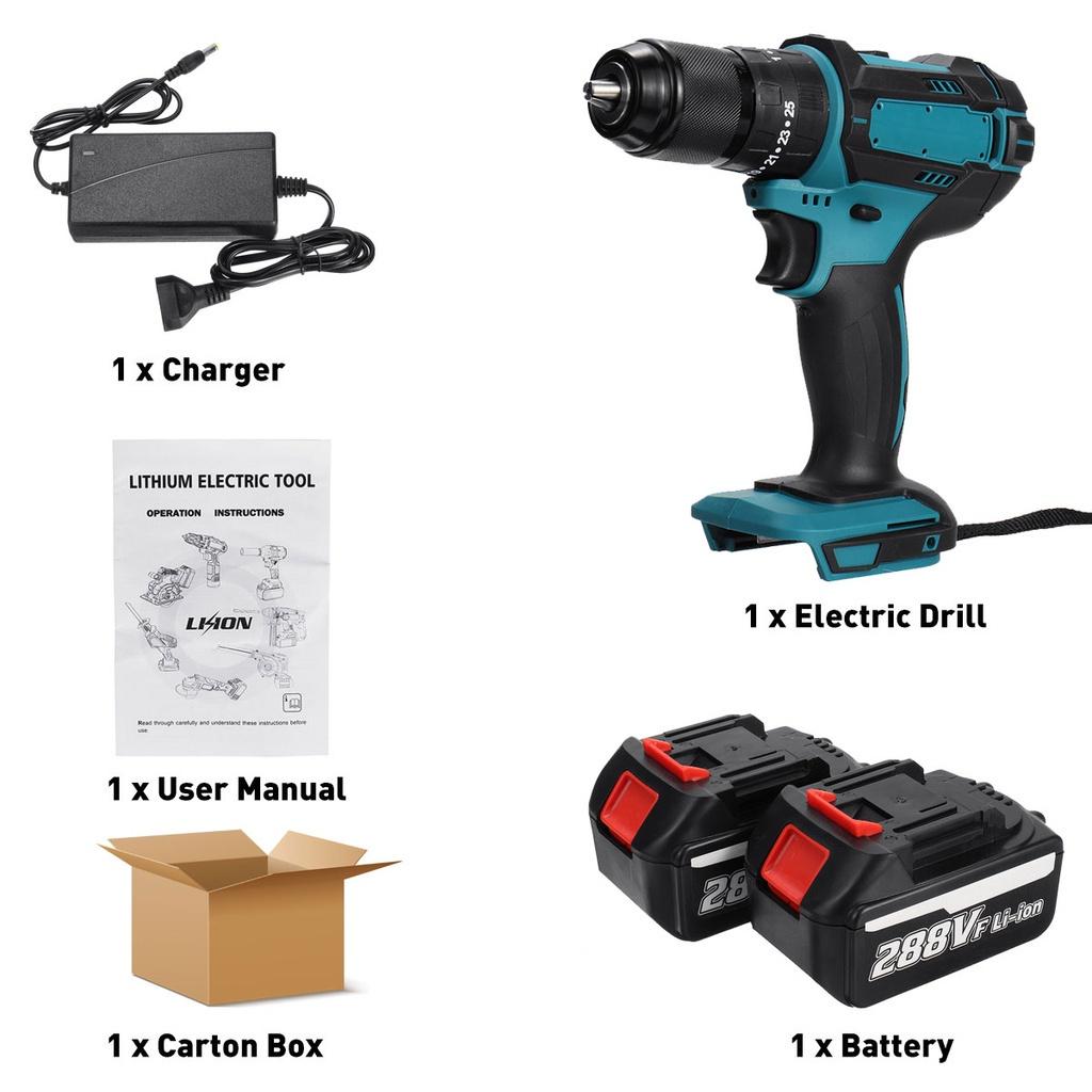 18 В 13 мм Бесщеточная электрическая дрель ударная отвертка плоский молоток 1/2 ударная дрель электроинструменты, подходящие для батареи Makita