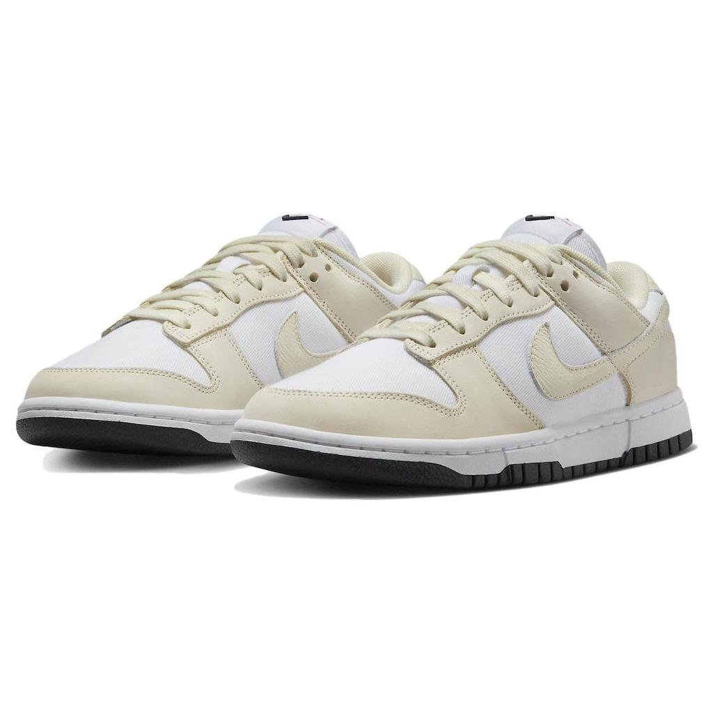 Nike Женские кроссовки Dunk Low LX Coconut Milk кремово-белые черные DZ2710-100