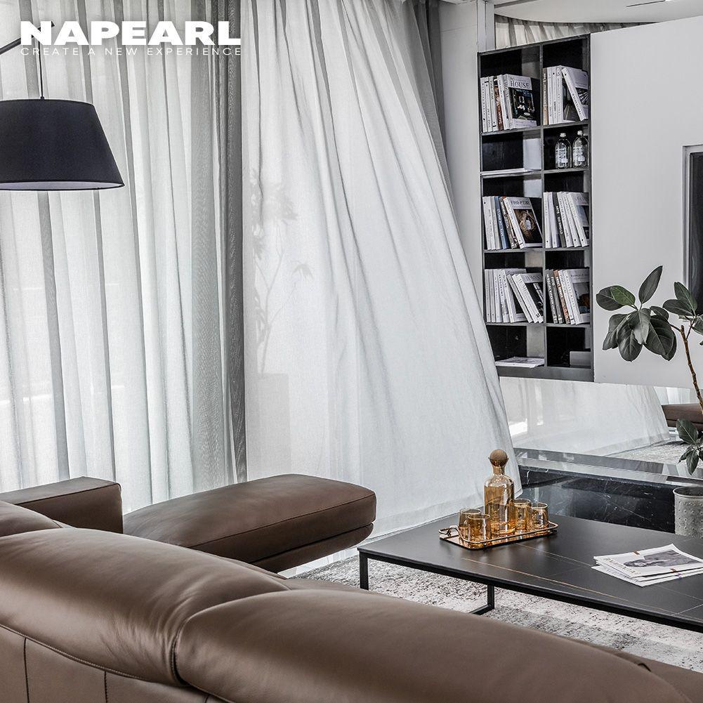 1 шт. NAPEARL Простой Элегантный Тюлевый Прозрачный Шторный Однотонный Экран для Окна для Гостиной Спальни Домашнего Декора
