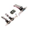 Mini PCIe Serial Parallel Expansion Card 6Gbps PCI Express To Printer LPT Port 2 Port RS 232 DP9
