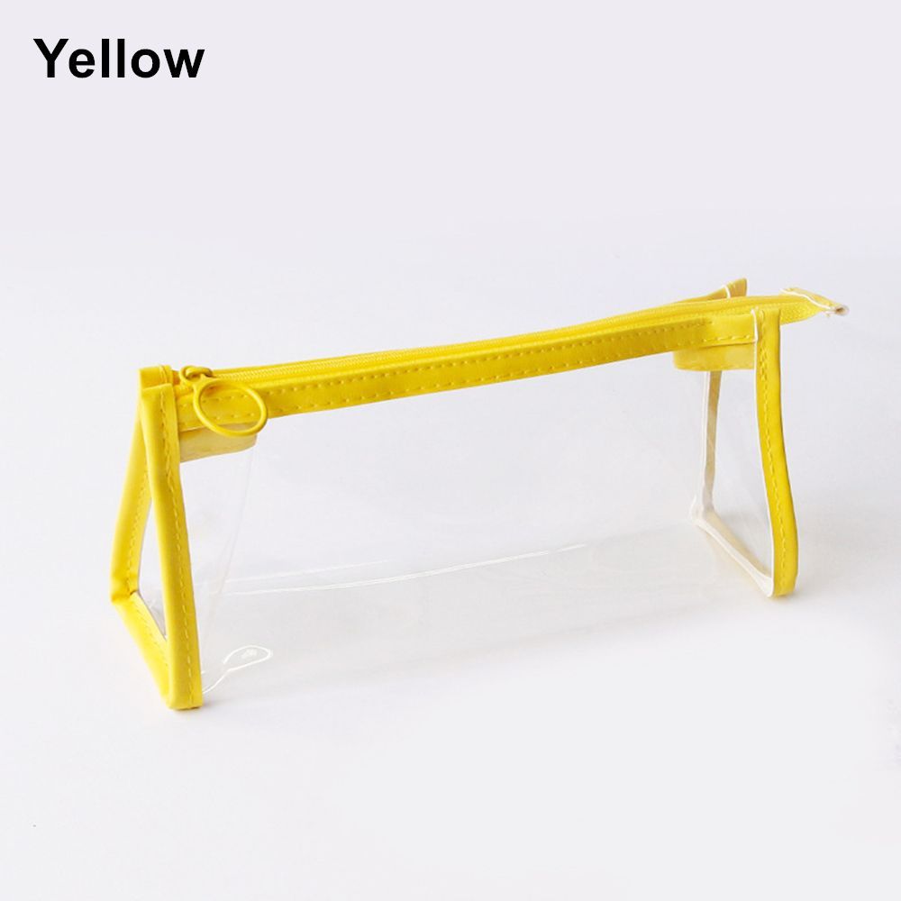 Organizer School Office Supply Zipper Pen Pouch Transparent Pencil Bag Storage Bag Pencil Case