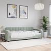 VidaXL Daybed Light Grey 80x200 Cm Velvet 354051