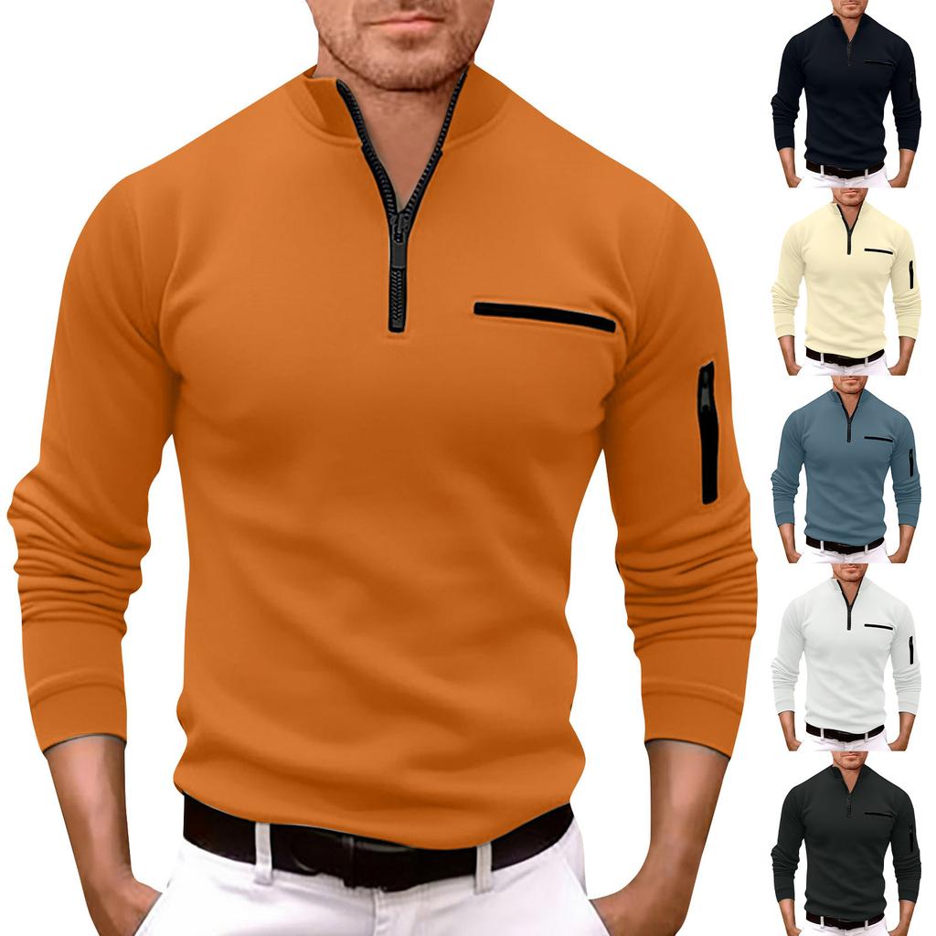 Men's Long Sleeve Graphic And Embroidered Fashion T-Shirt Spring And Autumn Long Sleeve Pullover Sweatshirt