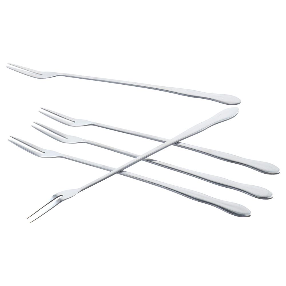 5 шт. 8 дюймов вилка для оливок длинная ручка захват для солений прочная вилка для солений для барной стойки