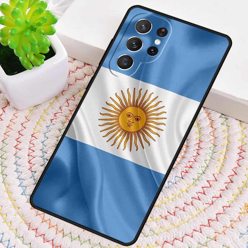 Мягкий чехол для телефона с флагом Аргентины для Samsung Galaxy note 10 pro S26 Ultra S23 S24 FE S25 S21 S22 PLUS ударопрочный чехол