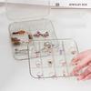 1PCS Jewellery Storage Box Anti Oxidation Earring Earring Necklace Jewellery Box Portable Multi-layer Transparent Jewellery Case