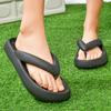Fashion Womens Slippers Soft Sole Platform Flip Flops Women 2024 Summer Beach Non Slip Men Slippers Coulple Thick Sole Bathroom Slippers