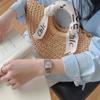 Новые модные женские кварцевые часы с квадратным циферблатом и стальным браслетом – Универсальные и Высококлассные