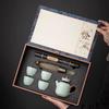 Chaxun Ceramic Tea & Incense Gift Set - Lonely Boat Collection