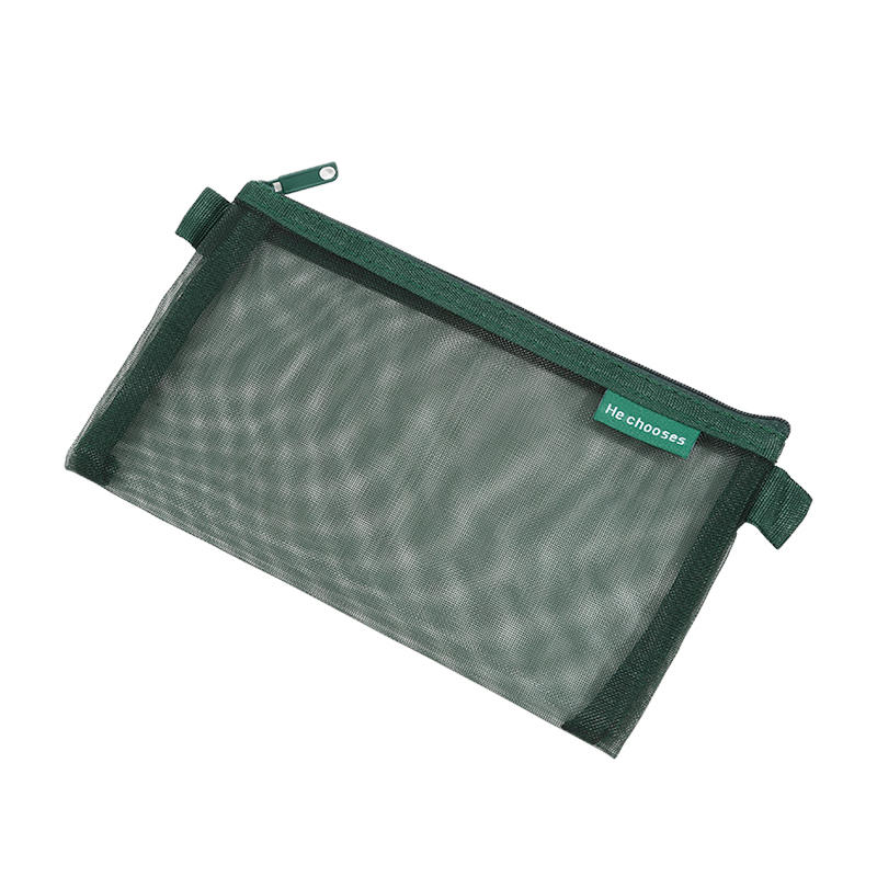 1/2 шт. Креативный сетчатый прозрачный чехол Сумка для хранения Милый портативный пенал-сумка Школьные офисные принадлежности Канцелярские товары