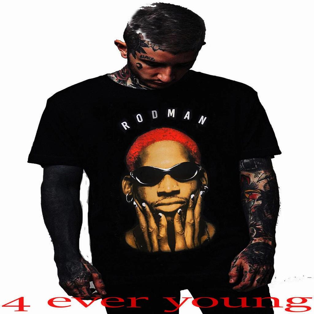 DENNIS RODMAN BULLS T-Shirt Men's SIZES