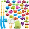 Children Bathtub Fishing Toy Swimming Bathing Pool Water Floating Fish Toy Parent-child Interactive Toys Game Children Toys New