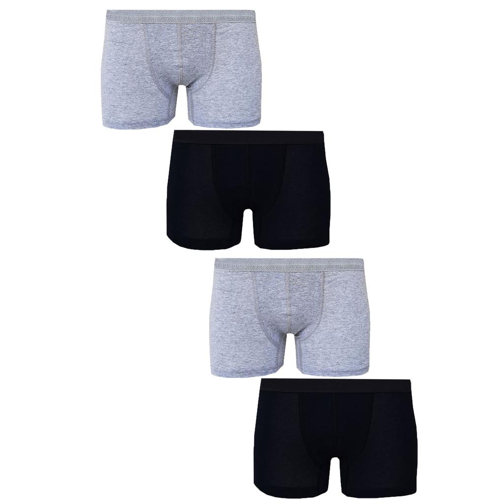 Набор из 4 мужских трусов-боксеров из лайкры, тонких экономичных хлопковых трусов кальсоны