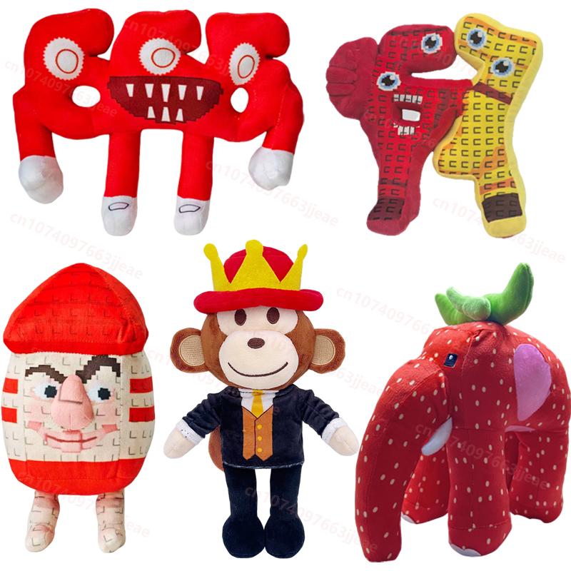 В наличии Steal A Brainrot Sammy Jandel 666 Плюшевая кукла Клубничный Слон Милые Аниме Аксессуары Игрушка Хэллоуин Рождественские Подарки