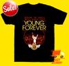 Reo Speedwagon Young Forever 2023 Футболка Черный Хлопок Унисекс S-5XL Унисекс Футболка