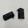 2 Pieces/set Door Pivot Hinges with Bushing Thicken Black Iron Right Angle Pivot Hinges Hardware Accessories