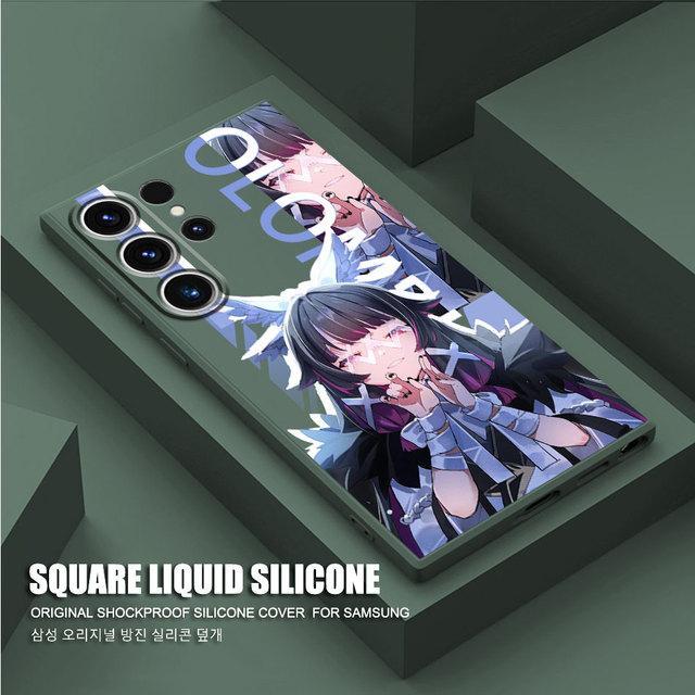 Квадратный жидкий чехол для Samsung Galaxy Note 20 Ultra Note 10 Plus 8 9 S20 S22 S23 Ultra S21 Luxury Genshin Impac Peoples