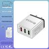QC3.0 Multi-Port Travel Charger: 3 USB, Fast Charge 5V/9V/12V, 2.4A, US/EU Specs