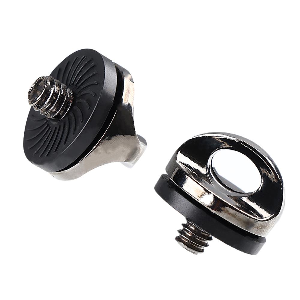 Zinc Zinc Alloy Camcorder Camera Quick Sling Strap Nut Connecting Adapter 1/4" Screw Strap