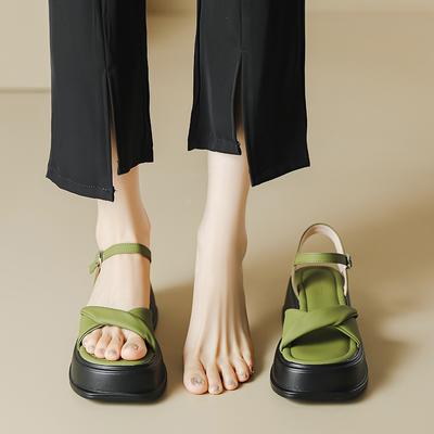 Женские модные повседневные сандалии на платформе