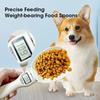 Многофункциональные кухонные весы Ложка для взвешивания корма для домашних животных Портативная миска для кормления кошек и собак Мини-измерительные весы Электронные весы