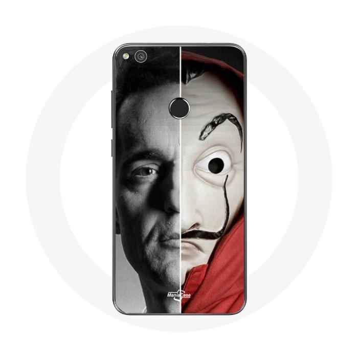 Coque pour Huawei P8 Lite 2017 La casa de papel Berlin Masque Split