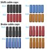 Шоссейный велосипед 4мм 5мм Тросы переключения Аксессуары Наконечники Заглушки Велосипедная накладка на переключатель Колпачок тормозного троса