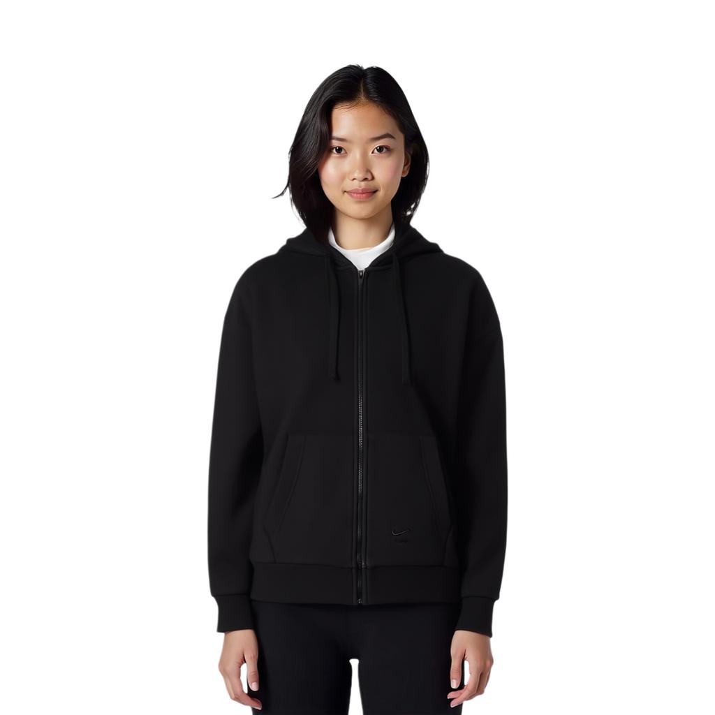 Nike X 1017 Alyx 9SM Yoga Series SS24 Solid Color Zip-Up Hoodie Unisex Tops Black DR5364-010