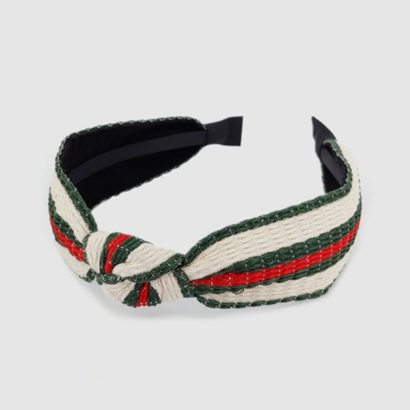 LALA Полоска Новая Повязка на Голову Зеленая