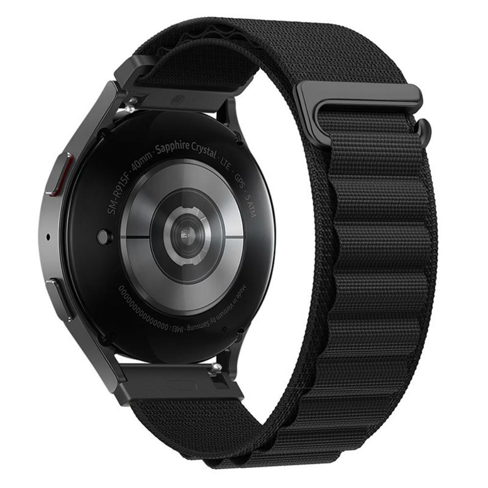 20 мм 22 мм Нейлоновый альпийский ремешок для Samsung Watch 7 6 5 4 / Huawei Watch 5/4/3/GT5-4-3 Pro Браслет Amazfit Active 2/Bip 6 Ремешок