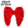 Роскошный костюм ангела с крыльями из перьев на Хэллоуин, Рождество, для детей и взрослых