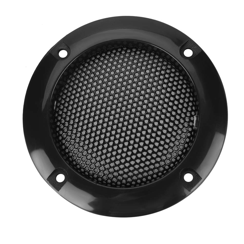 VBESTLIFE Решетка для динамика Тяжелая с монтажной крышкой, 2 дюйма, Рабочая, Винты, 2 шт. (черный)