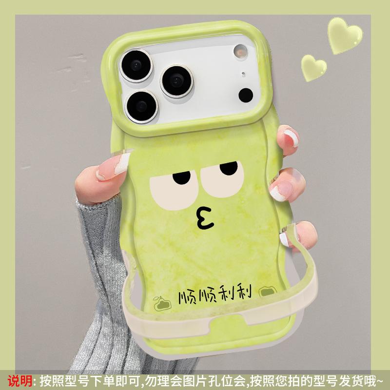 Shunshunli подходит для чехла на мобильный телефон Apple 11promax iphone11 силиконовый 11 с двойной подставкой 11 креативный нишевый