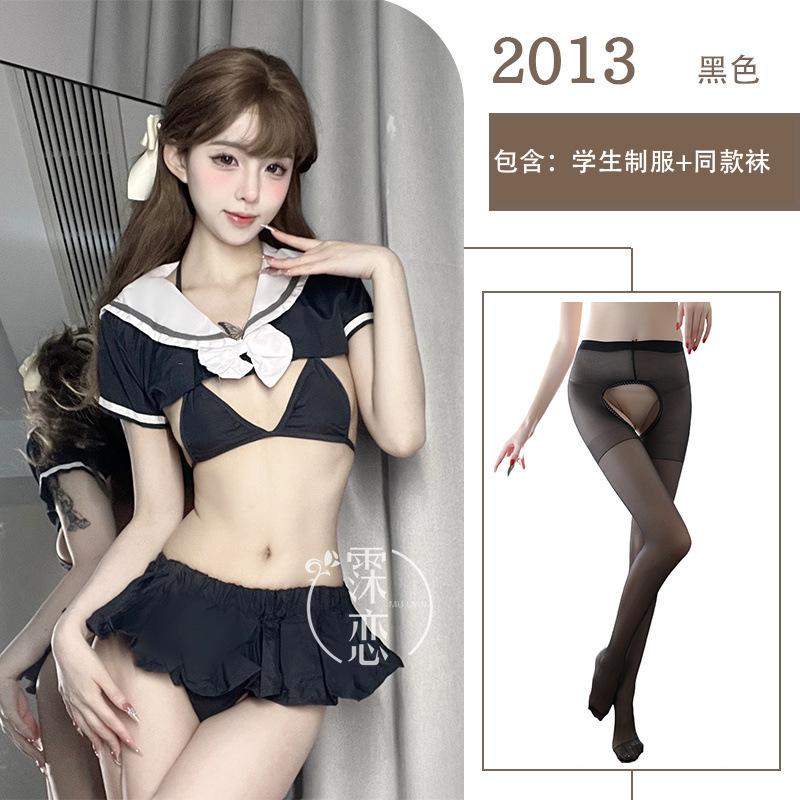 Sexy lingerie cute pure desire student uniform suit sexy nightclub miniskirt cosplay school girl outfit