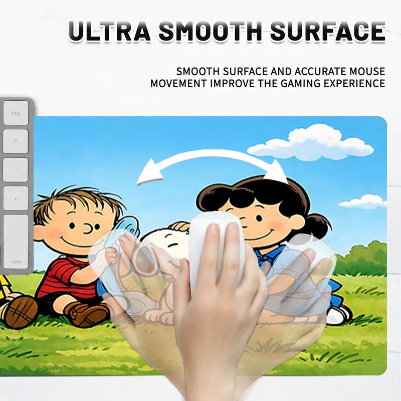 1Pc Friends Park Gaming Mouse Pad Keyboard Desk Mat Non-slip Rubber Lock Edge Waterproof Computer Mousepad for Office Home Decor S1264