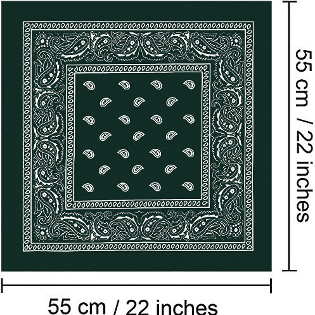 Fashion Cotton Bandana Scarf Scarf Wristbands Bandanas Headwear